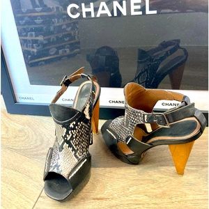 Lola Cruz Flatform Sandals, Real leather , In Very Good Condition Size 5(35)